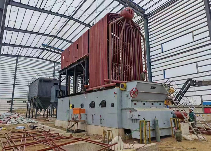 Laos customer 15 tonne coal-fired boiler for chemical production